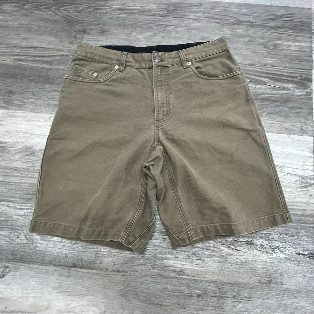 Exofficio Shorts Mens 32 Cargo Canvas Twill‎ Cotton Hiking Outdoors Brown Loose